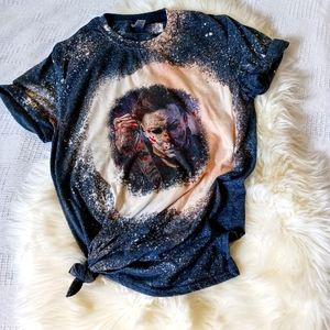 Michael Myers Bleached Graphic Tee
